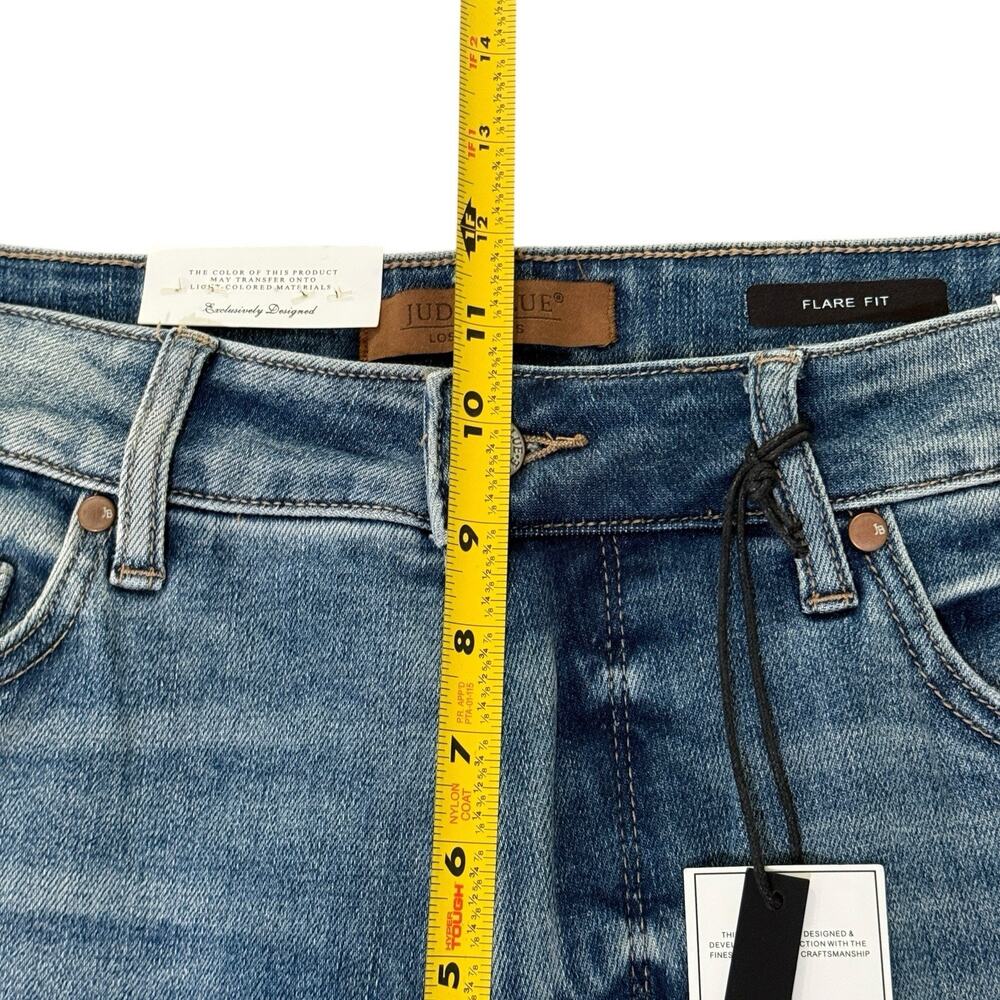 Judy Blue Medium Wash Flare Jeans - Picture 11 of 12
